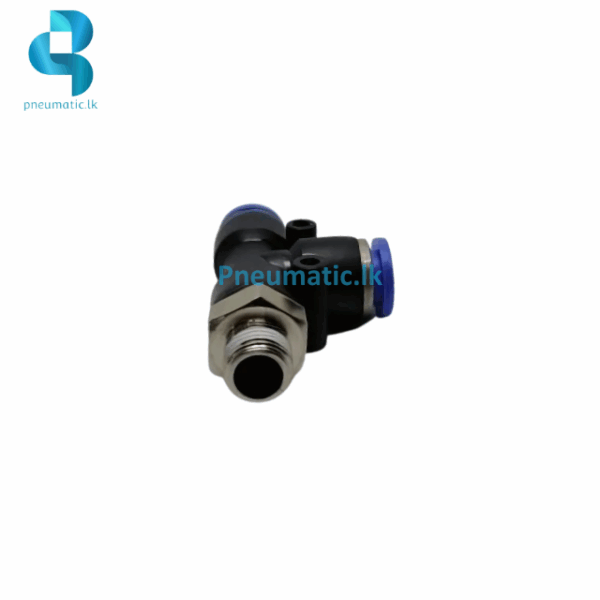 PD-C Series | Male Run Tee | T-Type Side of the Three Pass | Push-in Connector - Image 2