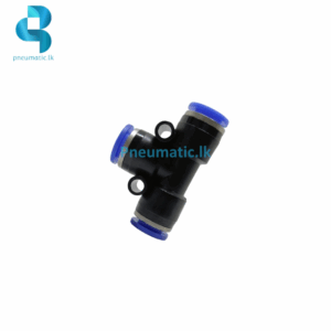 PE-C Series | L-Type Three-Pass Union Tee | Push-in Connector