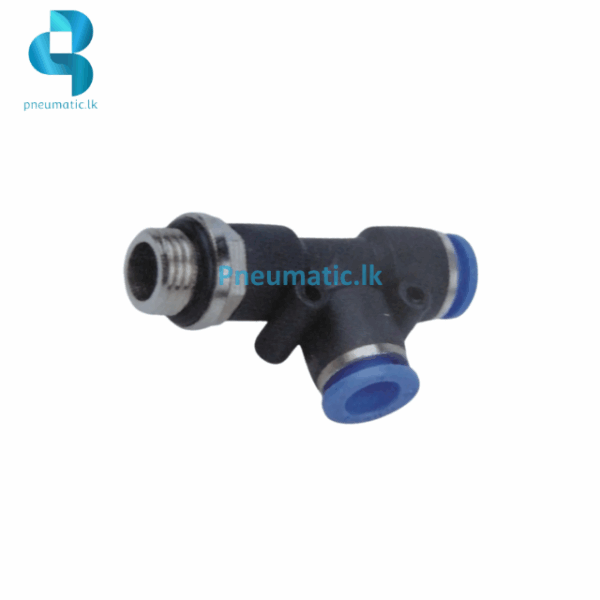 PD-G-C | Male Run T-Type side Thread Tee | Push-in Connector
