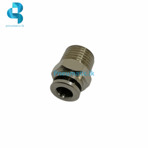 PC06-02 | Push-In Straight Male Connector
