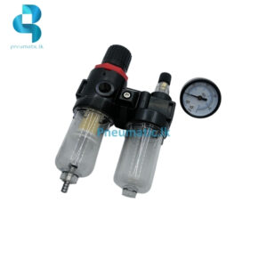 AFC-2000-02 Double Filter Regulator -1/4'' - Available from Reputed Brands Pneumatic.lk