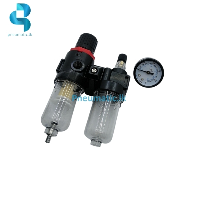 AFC-2000-02 Double Filter Regulator -1/4'' - Available from Reputed Brands Pneumatic.lk