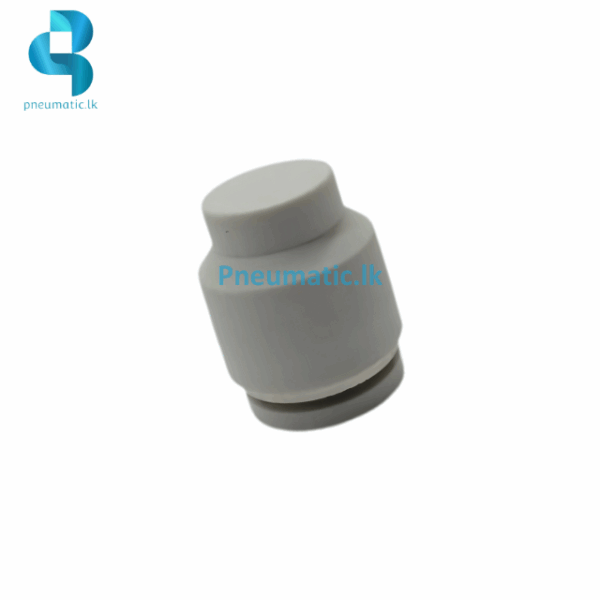 PPF Series | End Cap | Model D-T | White Fitting - Image 3