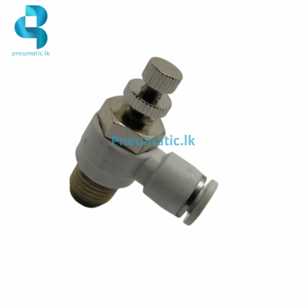 JSC | Elbow Type Flow Controller- MODEL D-T | White Fitting - Image 3