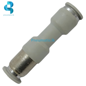 APCVU-10 Self-Sealing Non-Return Connector White Fitting pneumatic.lk