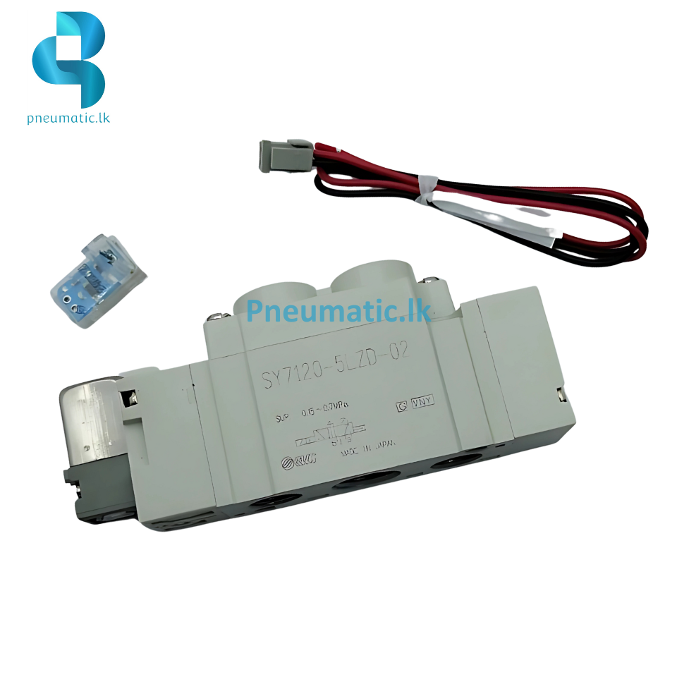 SMC Model SY7120-5LZD-02 5 Port Solenoid Valves Directional Control Valves pneumatic.lk