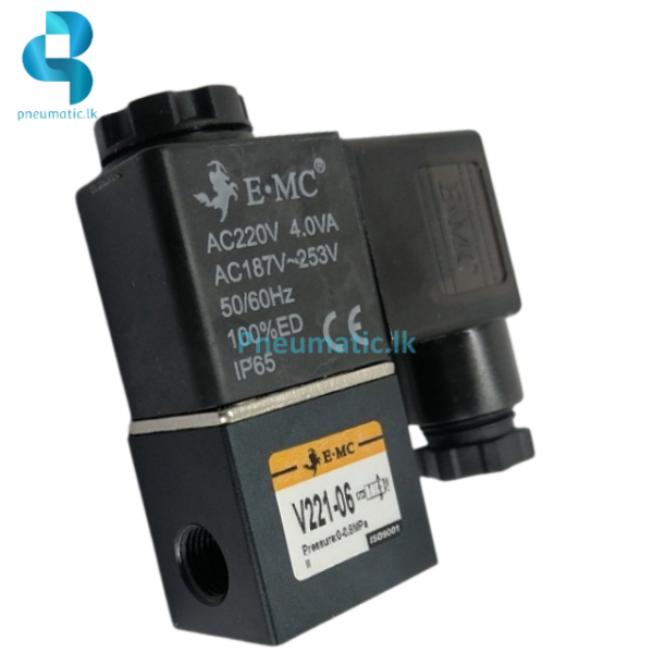 EMC Model V5221-06 Solenoid Valve 220VAC pneumatic.lk