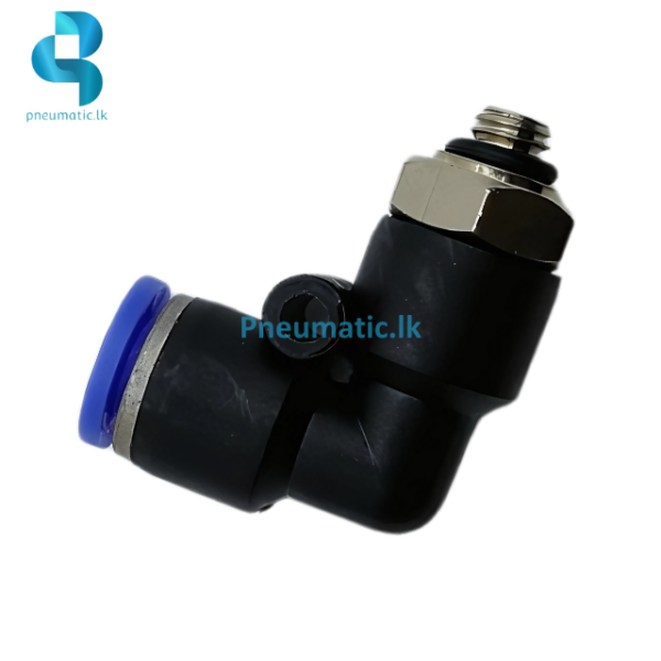 PL06-M6-G Push-In Male Elbow Connector pneumatic.lk