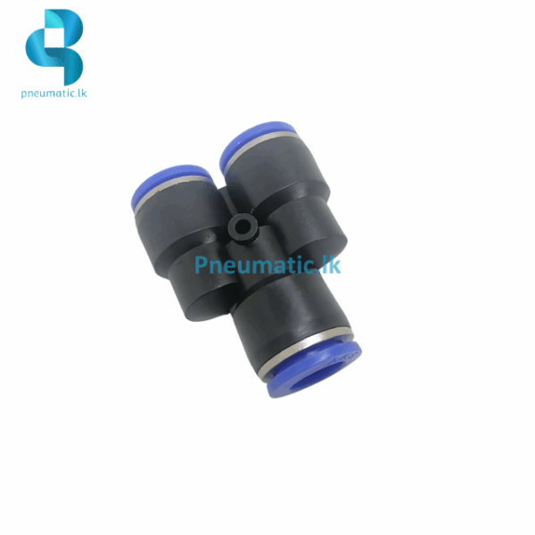 PY-14 | Union Y Straight‑Through Push‑In Connector