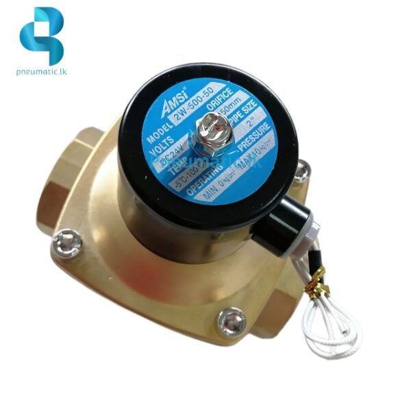 2W500-50 | 2/2 Way Direct Acting Normally Closed Solenoid Valve DC24V 2" - Image 3