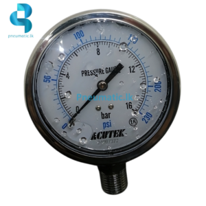 ACUTEK Model | YN-100BF 16BAR High-Precision Seismic Pressure Gauge