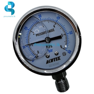 ACTEK Model YN60BF0-6MPA Oil Pressure Gauge pneumatic.lk