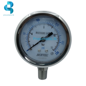 ACUTEK Model YN60BF-0-16BAR Oil Pressure Gauge pneumatic.lk