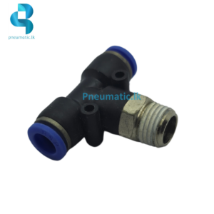 PB08-02C T-Type Male Branch Push-In Connector pneumatic.lk