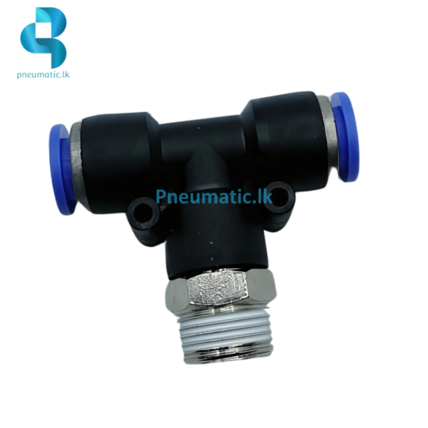 PB10-03 T-Type Male Branch Push-In Connector pneumatic.lk