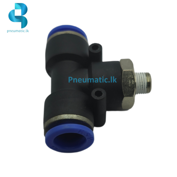 PB12-01C T-Type Male Branch Push-In Connector pneumatic.lk