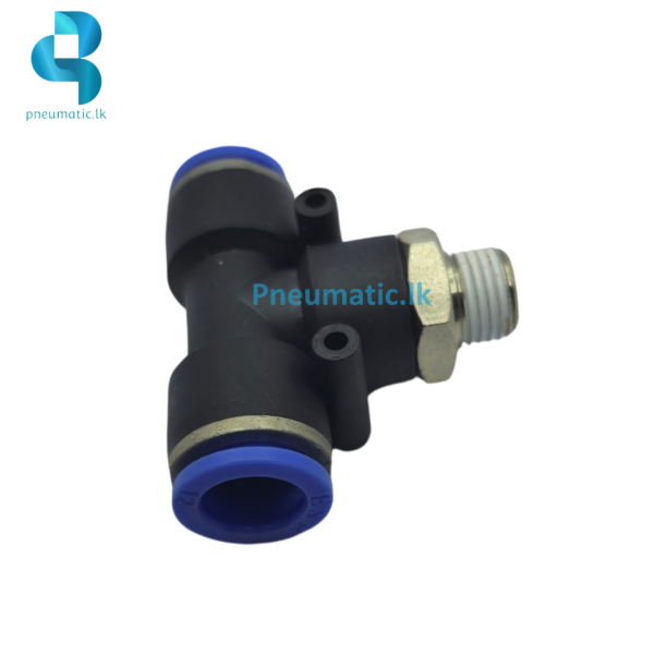 PB12-02C T-Type Male Branch Push-In Connector pneumatic.lk