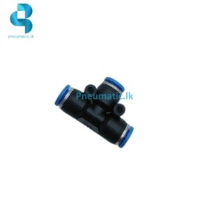 QST-6 Push-In T-Connector - Available from Reputed Brands Pneumatic.lk
