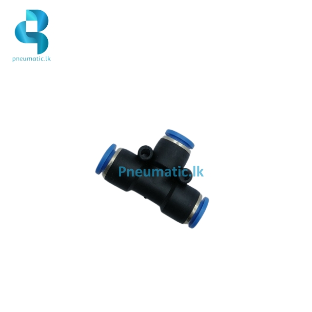 QST-8 Push-In T-Connector - Available from Reputed Brands Pneumatic.lk