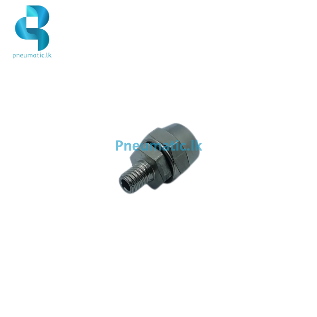 APN08-03 Push-On Male Straight Connector - Metal Pneumatic.lk