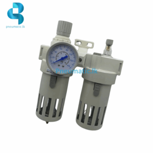BFC3000-03 FRL Unit Double Regulator & Filter - White pneumatic.lk