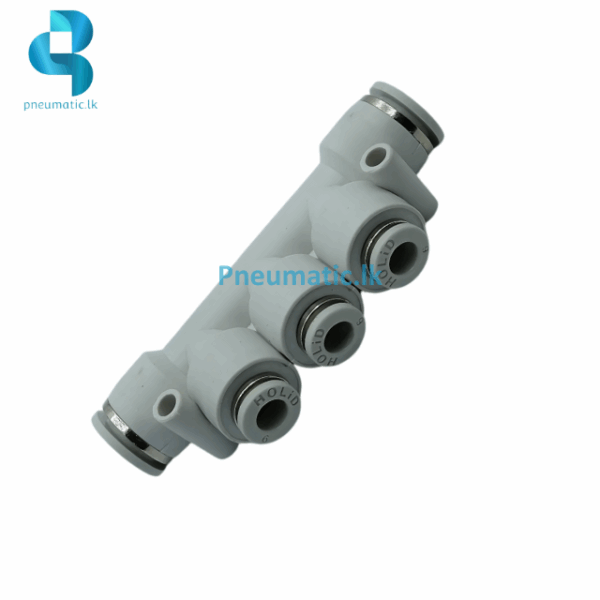 PKG10-06 Reducer Triple Branch Union - White Pneumatic.lk