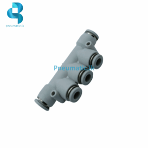 PKG08-06 Reducer Triple Branch Union - White Pneumatic.lk