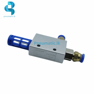 AIRVIKE Model CV-10HS Vacuum Generator / Vacuum Ejector - Blue pneumatic.lk