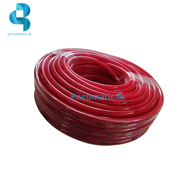 PUN-H-16-2.5 Polyurethane Tube - Red - Available from Reputed Brands Pneumatic.lk