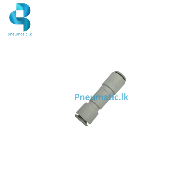 AKH-08-00 Self Sealing Non-Return Connector - White Fitting Pneumatic.lk