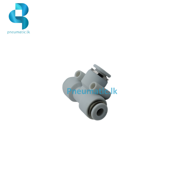 PEG04-06-04 | Push-In Reducing T Connector - White Fitting - Image 3