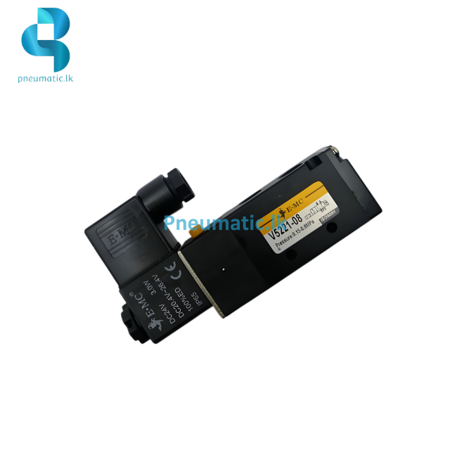 EMC Model V5221-08 5/2 Way Solenoid Valve - DC24V Pneumatic.lk