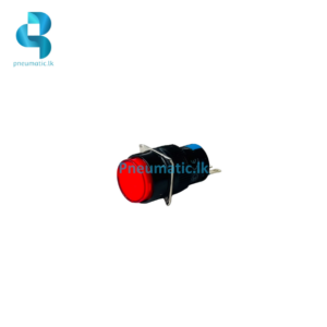 LAY50-16A-11 Push Button Switch - Red Pneumatic.lk