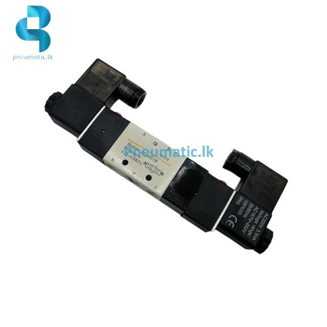 4V230E-08A | Compatible 5/3 Way Solenoid Valve - AC220V - Replacement for AIRTAC 4V200 Series Pneumatic.lk