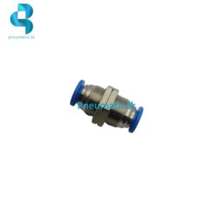 QSS-08 Push-in Bulkhead Connector - Available from Reputed Brands Pneumatic.lk