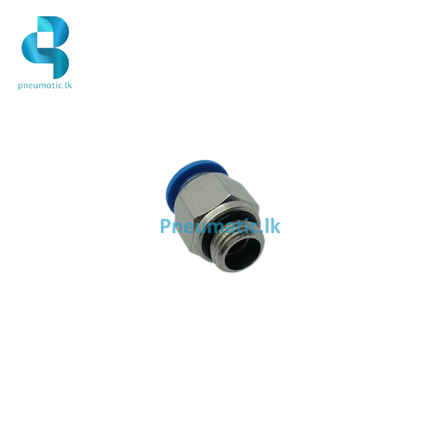 QS-G1/4-10 Push-In Straight Male Connector - Available from Reputed Brands Pneumatic.lk